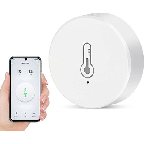Le capteur de température et d'humidité Tuya Smart ZigBee 3.0 est alimenté par batterie et sûr (1/5)