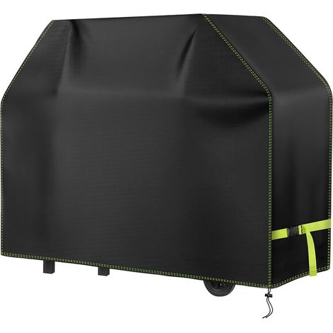 Housse Barbecue Exterieur, 420D Oxford Bache Barbecue Imperméable 100 x 60 x 110 cm, Housse De Protection Anti-Vent/Solei/l'eau, Housse Plancha Convient la Plupart des Grills (1/5)