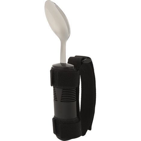 Cuillère Adaptable pour Tremblements des Mains, Poignée Ergonomique Anti-Dérapante, Accessoire d'Aide pour Personnes Âgées ou Handicapées (1/5)