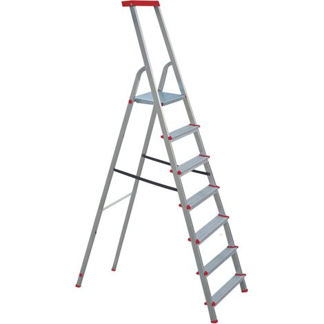 SCALA DOMESTICA ALU - STEP UP 131 - 7 GRADINI (1/5)