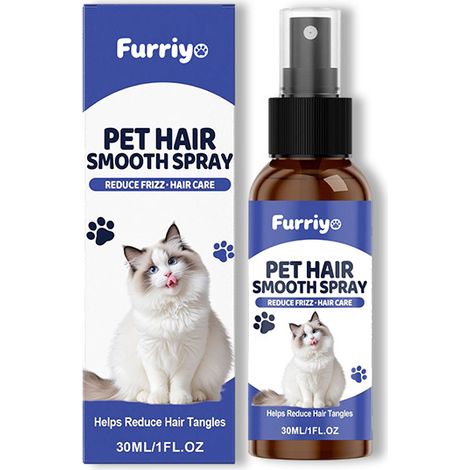 Furriyo Fellglättungsspray für Haustiere – Geeignet für Hunde und Katzen, Pflege- und Reinigungsprodukte für glattes Fell. (1/5)