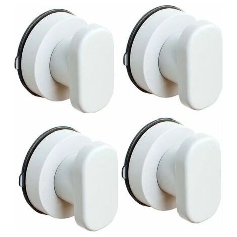 Poignée auxiliaire polyvalente pour porte et fenêtre blanc 4pcs (1/4)