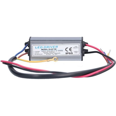 Driver LED QttvbTna, 18-25 x 1 W, aluminium, étanche IP65, 7,2 x 2,9 x 2,2 cm (1/5)
