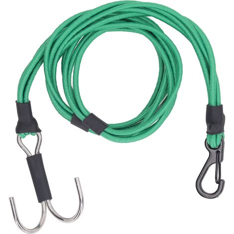 Corde de sauvetage RC verte avec sangle de treuil en caoutchouc et alliage d'acier inoxydable, corde RC robuste avec boucle et crochet pour voiture RC 1/10 et 1/8 (1/5)