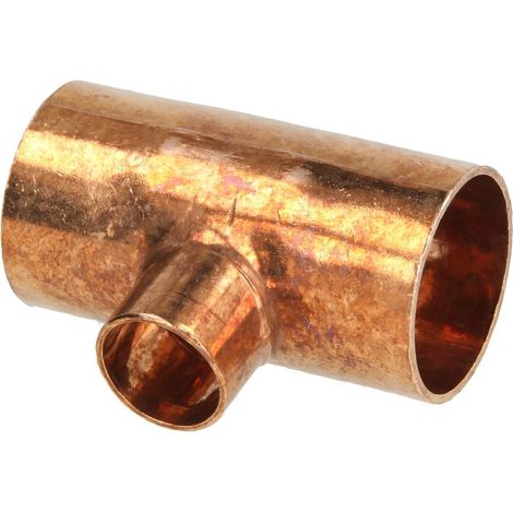Raccord à braser cuivre té réduit 28 x 16 x 28 mm