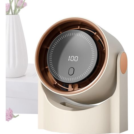 Petit Ventilateur Sans Pales Rechargeable USB Affichage Numérique (1/5)