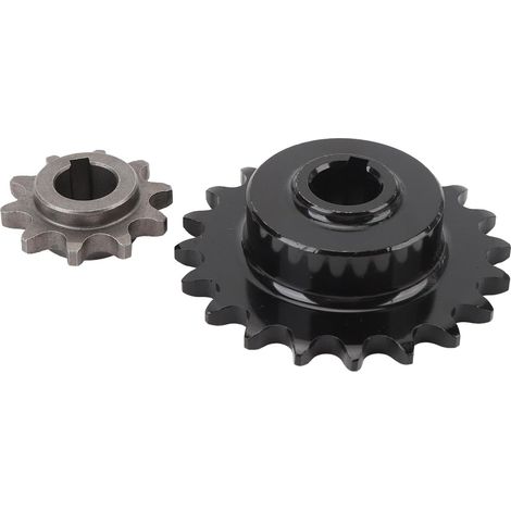 Kit de Pignon à Chaîne 420, Alliage Métallique 10T Avant 20T Arrière pour KT196 Go Kart, CT200 Trail 200 Mini Bike, adapté à D'autres Modèles de Même Taille, Fabriqués pour une (1/5)