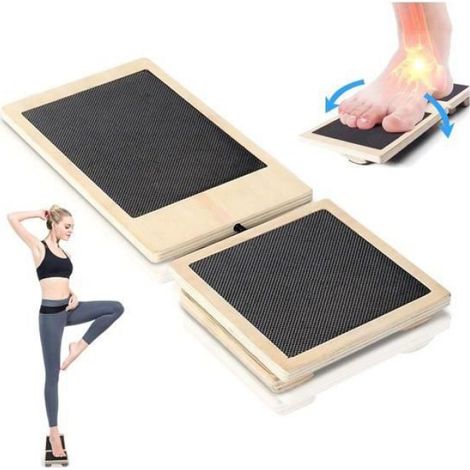 Planche d'équilibre monobloc, planche d'équilibre pour les pieds, planche multicolore APPAREIL ABDO