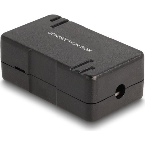 Delock Caja de conexiones de red LSA Cat.6 negra