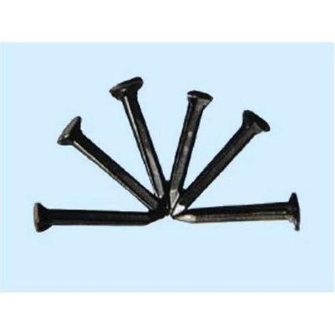 Clous sellerine oxydés bleus de 14 mm – tête large – paquet de 2,5 kg