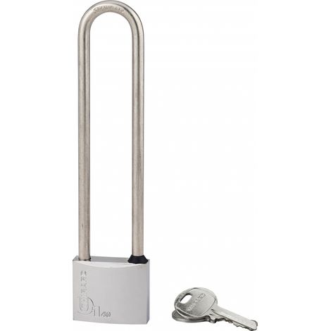 THIRARD - Cadenas à clé Type 1, laiton, extérieur, anse haute inox, 40mm, 2 clés - THIRARD