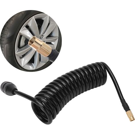 Tuyau d'extension pour pompe à air 3m, embout femelle PS20 compatible valves américaines voiture moto