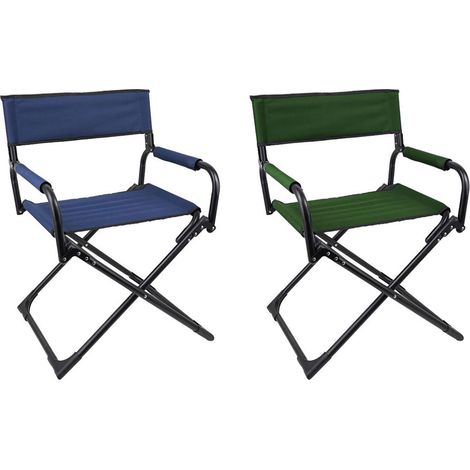 Sedia da Esterno Sedia da Regista Top 60x50x85 cm in Tessuto Oxford Colore Casuale (1/2)