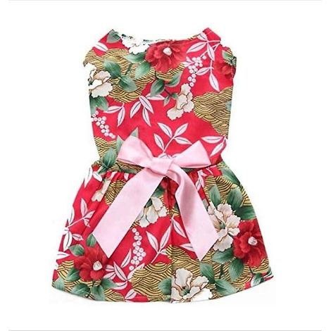 Robe respirante et mignonne pour petit chien, idéale pour les mariages de printemps et d'été - Vêtements pour animaux de compagnie Chihuahua (1/4)
