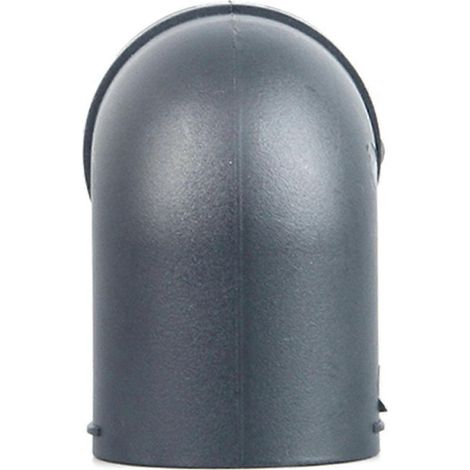 Raccord coudé de sortie de conduit d'air chaud de chauffage de voiture, accessoire de remplacement en plastique noir (1/4)