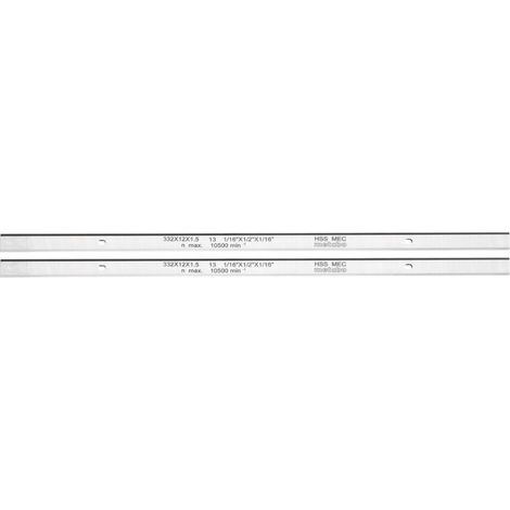 Metabo – Fers de rabot HSS 332mm pour DH 330/316 – Réaffûtables – Durabilité améliorée avec tungstène 18% – Coupe nette sur bois dur et tendre
