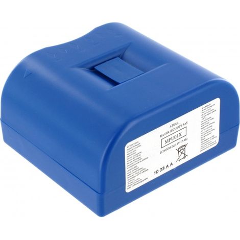 Bloc Lithium 3.6V 17Ah pour coffret technique Daitem (MPU01X)