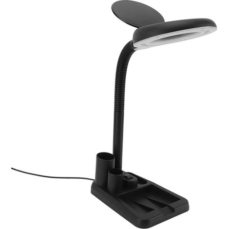 Loupe LED avec éclairage réglable sur 9 niveaux de luminosité, 3 températures de couleur, col de cygne et intensité lumineuse variable. (1/5)