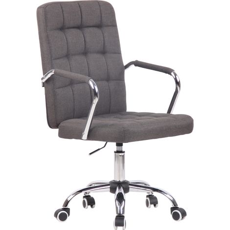 Sedia da ufficio Terni grigio scuro Tessuto (1/5)