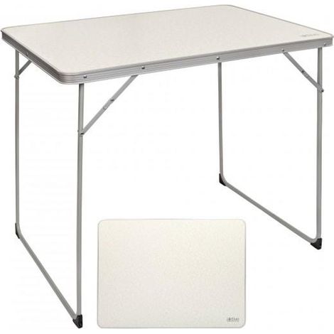 Aktive Mesa Plegable de Camping Blanca 80x60x70 cm (1/5)