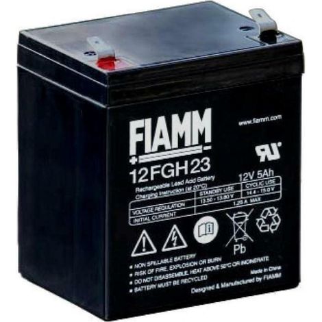 Fiamm spa batteria al piombo 12v 5ah 12fgh23slim 12fgh23 (1/4)