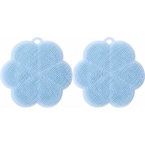 Protège-table anti-chaleur en silicone vert et bleu foncé (1/5)