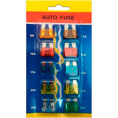 Fusibles serie universal, blister 10 piezas