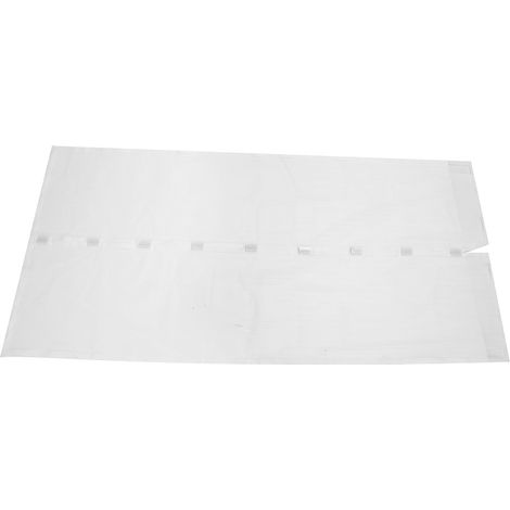 Porte moustiquaire verticale à fermeture magnétique automatique avec cadre complet, 210 x 100 cm (blanche) (1/5)