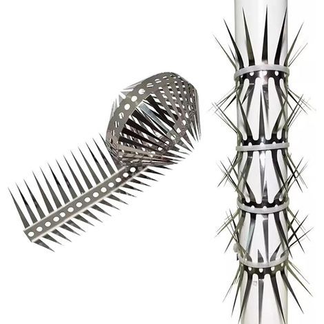 Anti Chat avec Pointes, Pique Anti Pigeon, Pic Anti Chat Repousse, Protection Contre Les Martres, pour Maison Clôture de Jardin Intérieur Extérieur (1/5)