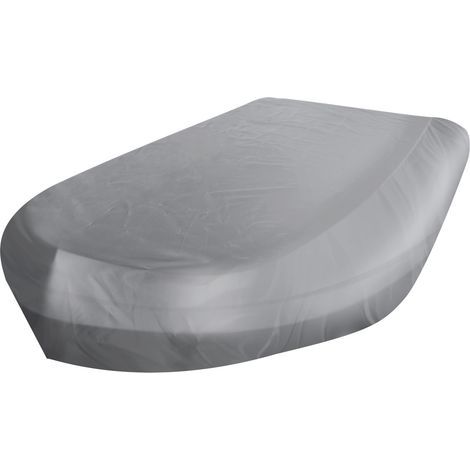 Wasserdichte Bootshülle für aufblasbare Boote, UV-Schutzabdeckung, wasserdichte Hülle aus 210D Oxford-Gewebe für Kajaks, ganzjährig geeignet (Grau, 270x165x46 cm) (1/4)