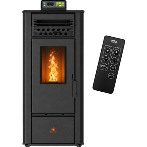 Poêle à granulés CHIARA 10 kW + télécommande - (1/5)