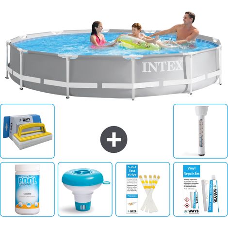 Intex Piscina Prism Frame Rotonda - 366x76 cm - 7-pezzi S21349 (1/5)
