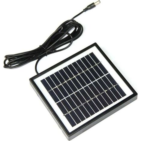 12V 2W Polysilicon Solar Panel for Surveillance Camera Wall Light 13 x 14cm MUMU