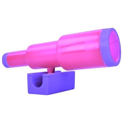 Rebo Garden Climbing Frame Accessories Plastic Telescope - Pink