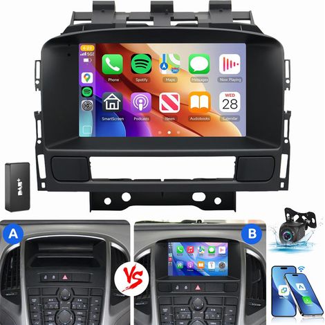Autoradio Android 14 pour Opel Astra J 2009-2014, Apple Carplay, Navigation RDS 2+64G DAB CAM (1/5)