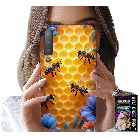Custodia per Samsung A7 2018 - Cover posteriore a nido d'ape UL (1/5)