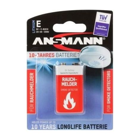 Ansmann E-Block Batteria da 9 V Litio 9 V 1 pz. (1/2)