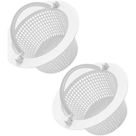 Pair 16 cm Skimmerkorb als Ersatzkorb für Standard-Skimmer-Vorfilter mit Griff zur einfachen Entnahme, chlorbeständig