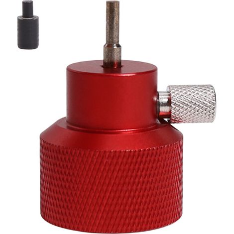 Adaptateur de Tank Propane [类型] + Remplissage Gaz Adapter [型号] + Portable Pour Airsoft/Camping avec Port Silicone [描述] - Multicolore & Résistant Matériel Métal/Silicone (1/5)
