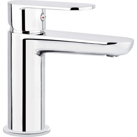 Miscelatore lavabo in ottone ECO aeratore finitura cromo - Montain