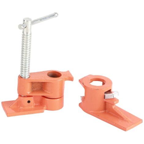 Ensemble de fixation d'étau à mâchoires de serrage de tuyau de 3/4 pouces, Kit d'outils pour le travail du bois (étendu) (1/5)