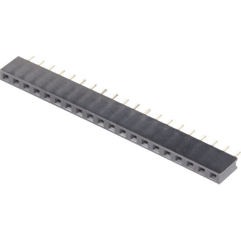 TRU COMPONENTS Buchsenleiste (Standard) Anzahl Reihen: 1 Polzahl je Reihe: 36 1580960 1 St. (1/2)