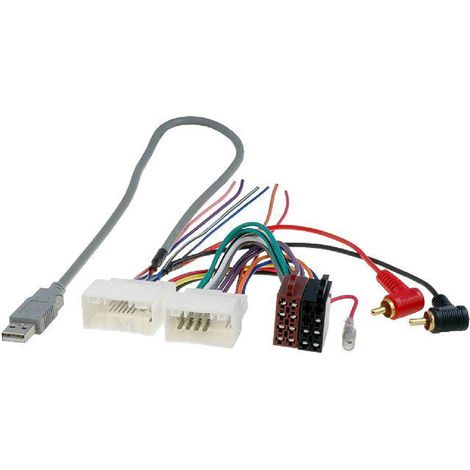 Fiche autoradio ISO AI62A vers USB RCA compatible avec Hyundai i20 H1 Kia Ceed