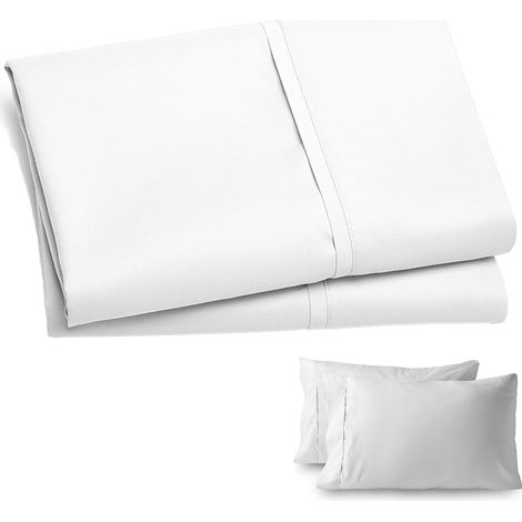 Lot de 2 housses de coussin unies 51 x 76 cm (1/5)