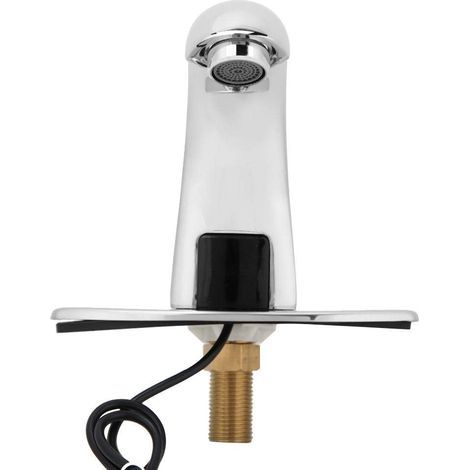 wosume wosume Automatische Sensorarmatur, Kleines gebogenes Becken Automatische Infrarotsensor-Berührungslose Induktionsarmatur G/2" (1/5)