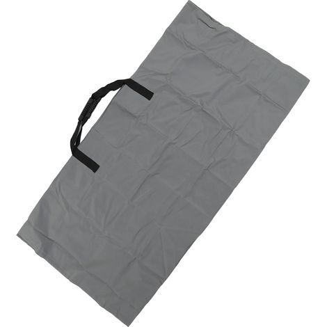 2-in-1 Gartenlaubsack, Gartenmatte für Laub, Aufbewahrungssack für Laubabfälle im Freien, Grau (1/5)