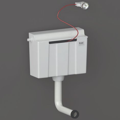 RAK Ecofix Furniture Cistern Complete With Dual Flush Push Button - Side Inlet (1/2)