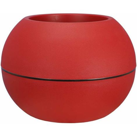Riviera Blumenkübel Rot 40 cm