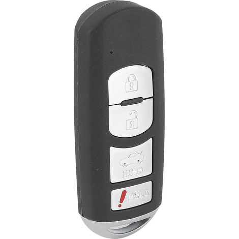 Coque de clé de voiture à 4 boutons résistante aux rayures, compatible avec les modèles Axela CX5, CX4, CX3, MX5 et Atzenza. (1/5)