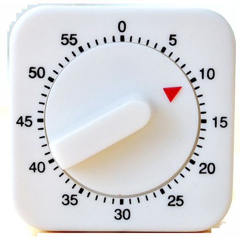 Minuteur mécanique de cuisine 0–60 minutes pour cuisson et pâtisserie (1/2)